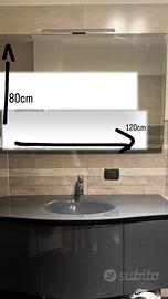 Mobile da bagno lavandino con specchio