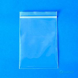 100Pz Bustine Transparenti Chiusura a Zip