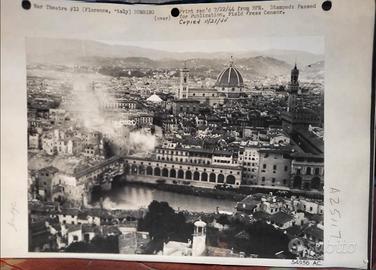 Foto bombardamento Firenze