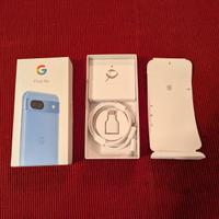 Pixel 8a Scatola originale + Cover + 3 Vetri tempe