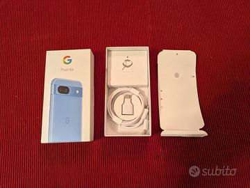 Pixel 8a Scatola originale + Cover + 3 Vetri tempe