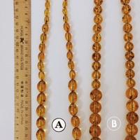 Collane vintage in Lucite (simil Ambra) 