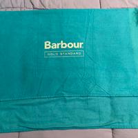 Sacca leggera porta abiti Barbour verde 64x47
