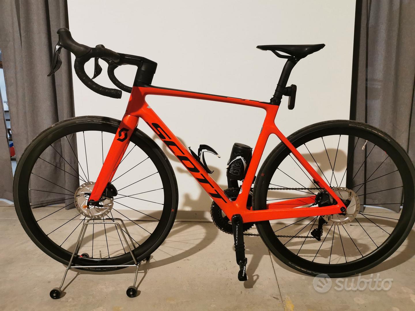 Scott addict rc discount 15 red bike