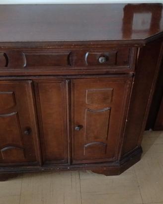 mobile credenza scantonata classica in legno