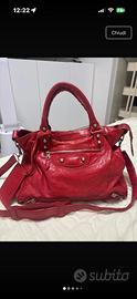 Borsa balenciaga velo rossa