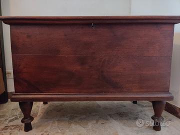 Cassapanca Antica in Legno Massello - Fine '800