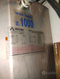 Cisterna in acciaio isi 316 L