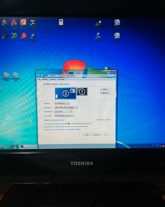 Monitor PC 19 pollici VGA HDMI SCART Toshiba