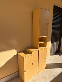 Scaffale mobile legno