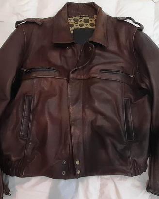 Giubbotto da moto vintage di pelle Traveller