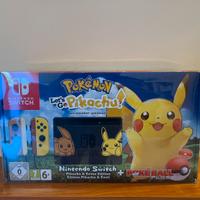 Nintendo switch let’s go Pikachu Completa