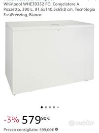 Congelatore a pozzetto WHIRLPOOL 