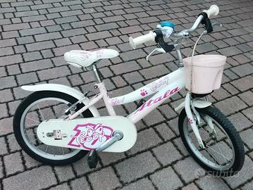 Bicicletta ATALA r 16 bambina e rotelle