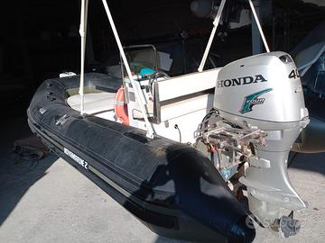 Gommone novamarine rh 460 con motore honda 40cv
