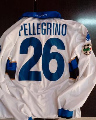 Maglia ATALANTA nº26 calcio indossata Pellegrino