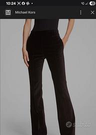 Micheal Kors Pantalone bootcut velluto stretch

