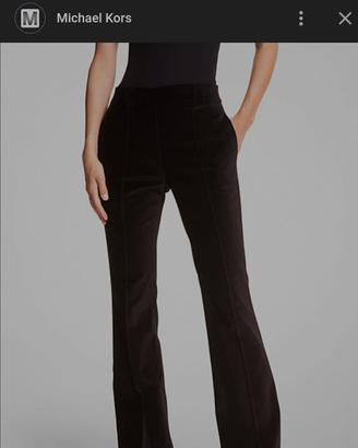 Micheal Kors Pantalone bootcut velluto stretch

