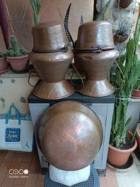 CONCHE DI RAME ANTICHE