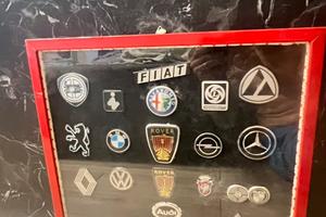 Vintage stemmi auto  rari d’epoca perfetti anni 60