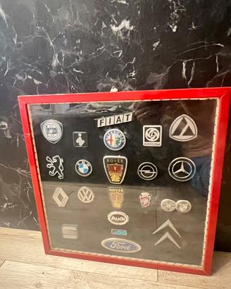 Vintage stemmi auto  rari d’epoca perfetti anni 60