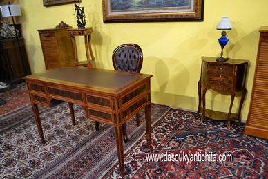 Scrivania da centro stile Luigi XVI cm.120