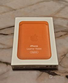 iPhone Leather Wallet Golden Brown