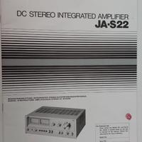 AMPLI JVC JA-S22 MANUALE ISTRUZIONI