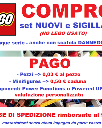 Set LEGO NUOVI e SIGILLATI