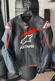 Giacca estiva in pelle Alpinestars taglia 56