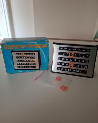 Calendario  perpetuo vintage 