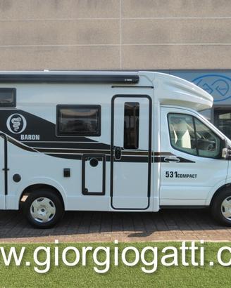 CAMPER SEMINTEGRALE ELNAGH BARON 531 COMPACT CON L