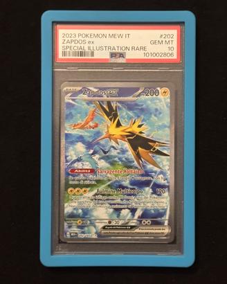 Zapdos EX - MEW 202 - PSA 10