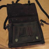 FOSSIL TRACOLLA IN CUOIO INGRASSATO