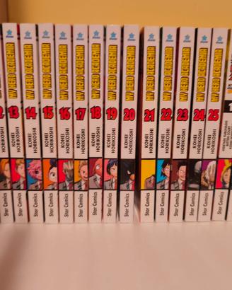 My hero academia 1 + 12/25 + Vigilante 1/3 Usati