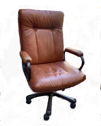 Poltrona da ufficio direzionale vintage ‘80