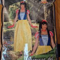 Vestito Carnevale Biancaneve taglia L donna