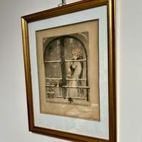 Inverno- Puntasecca at deco Louis Icart