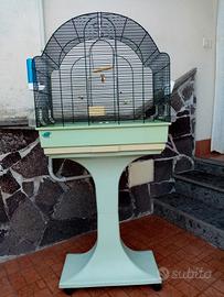 gabbia per pappagalli completa 