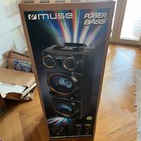 MUSE m1988dj Party box bluetooth speaker NUOVA