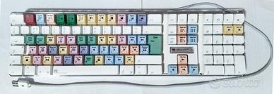Apple Mac QWERTY Colored Final Cut Pro Video Edit