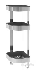 Brogrund ikea - Scaffale angolare pensile, inox