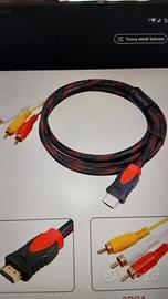 CAVO DA HDMI A RCA MT 1,5