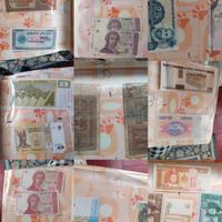 banconote varie nazionalità 