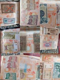banconote varie nazionalità 