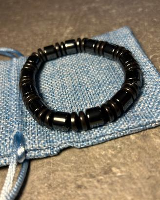Bracciale in ematite nera