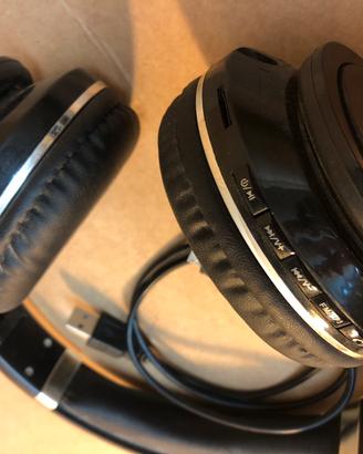 Cuffie bluetooth con radio fm