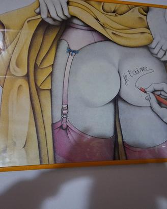poster anni 90 incorniciato