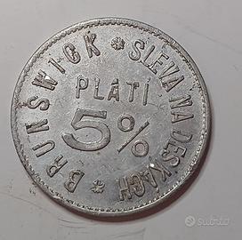 Brunswick sleva na deskach, 5% plati, gettone