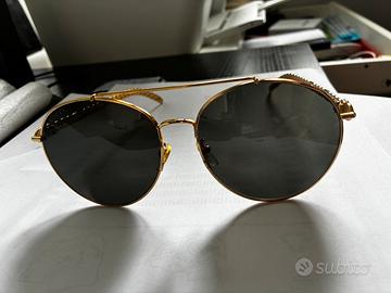 Gucci GG0725S 001 Occhiali da sole donna oro